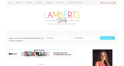 Desktop Screenshot of lambertslately.com