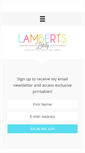 Mobile Screenshot of lambertslately.com